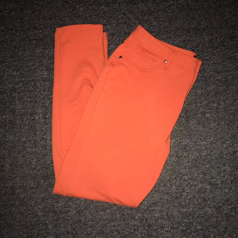 Body by Us high waisted orange pants